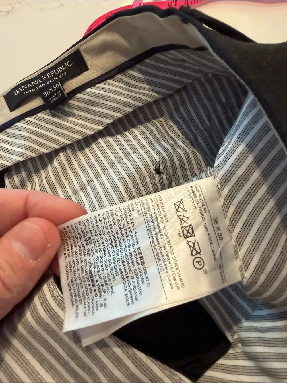 Banana Republic Men's Dress Pants in Charcoal